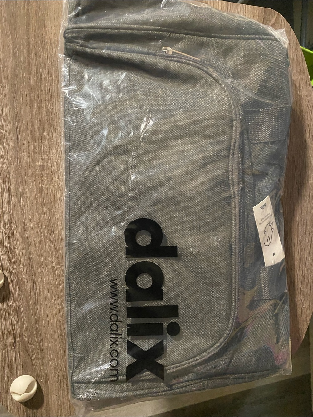 Dalix Gray Travel Duffle Bag